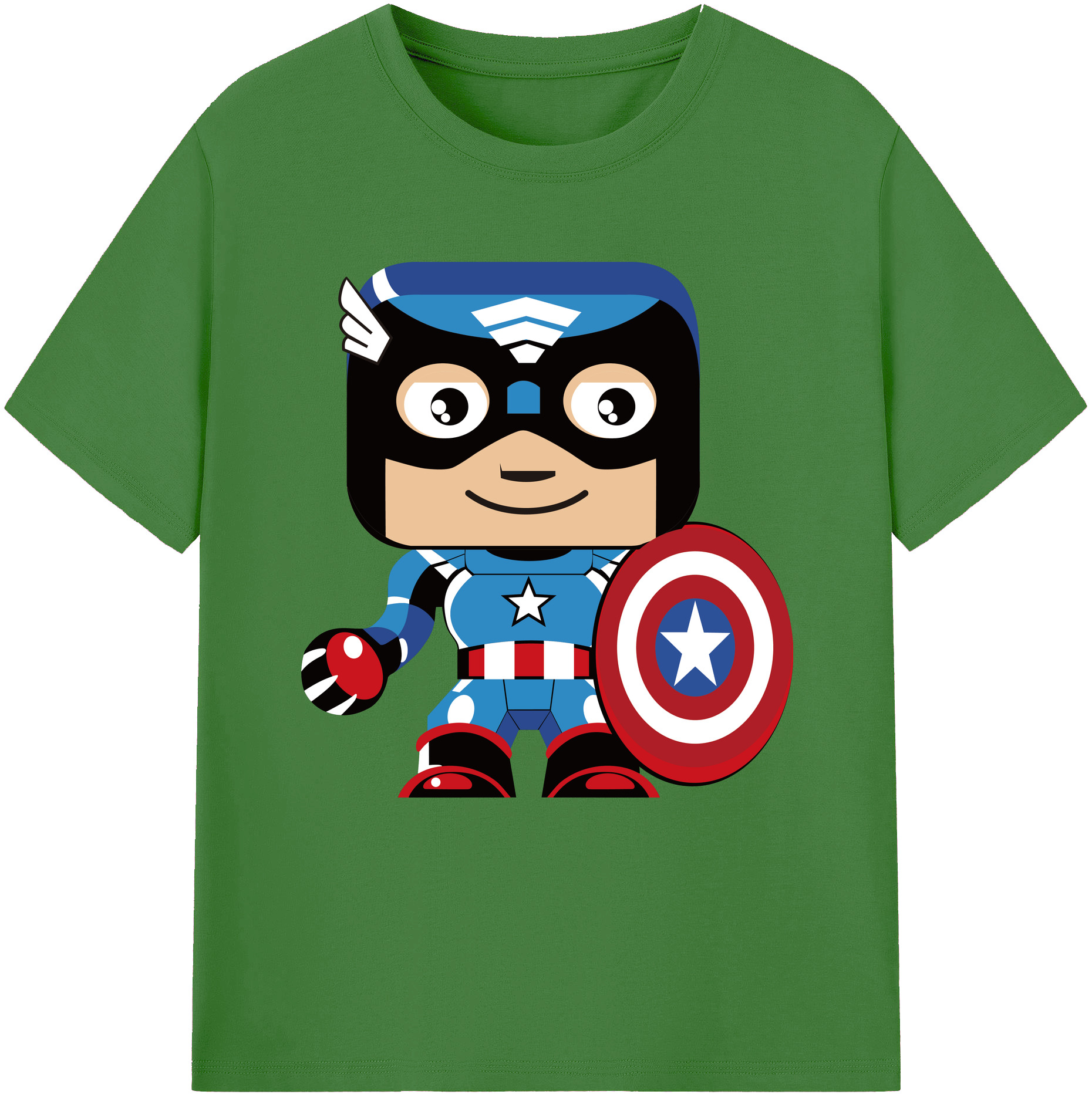 （画像用） アベンジャーズ The Avengers レディースカジュアルプリントTシャツ（綿100％）